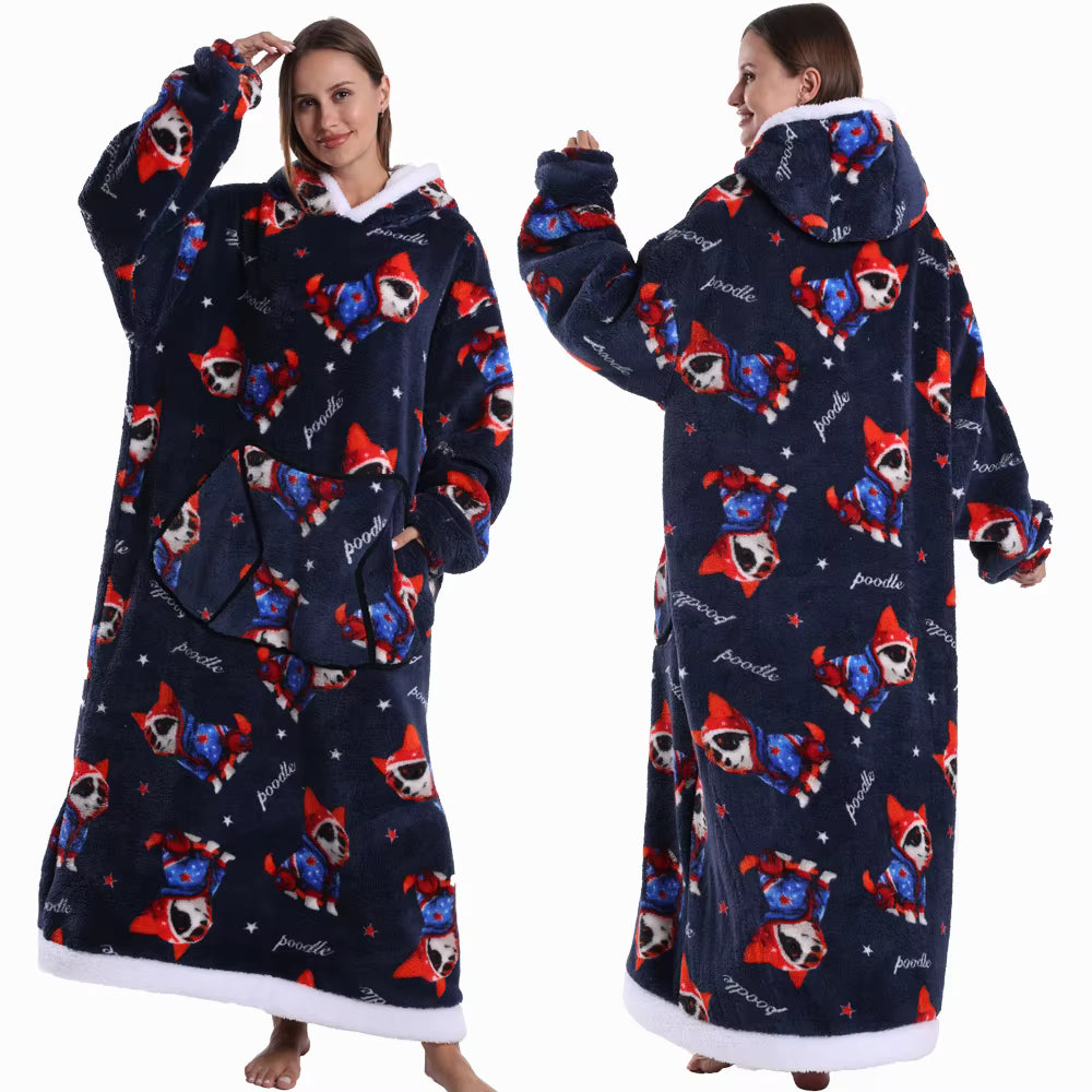 CozyCloud™ Hoodie Blanket