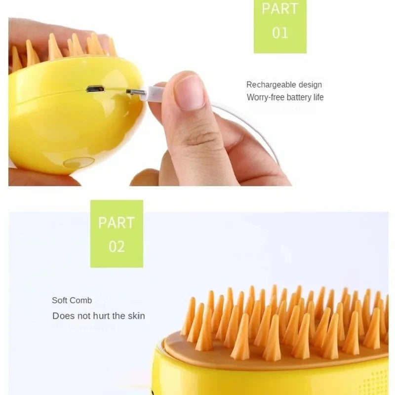 PawSteam Pet Grooming Brush