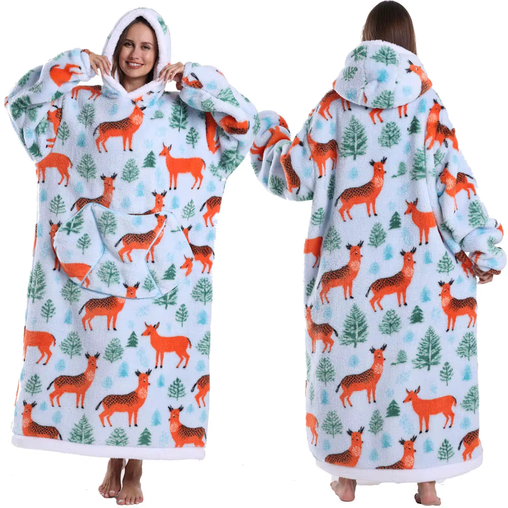 CozyCloud™ Hoodie Blanket