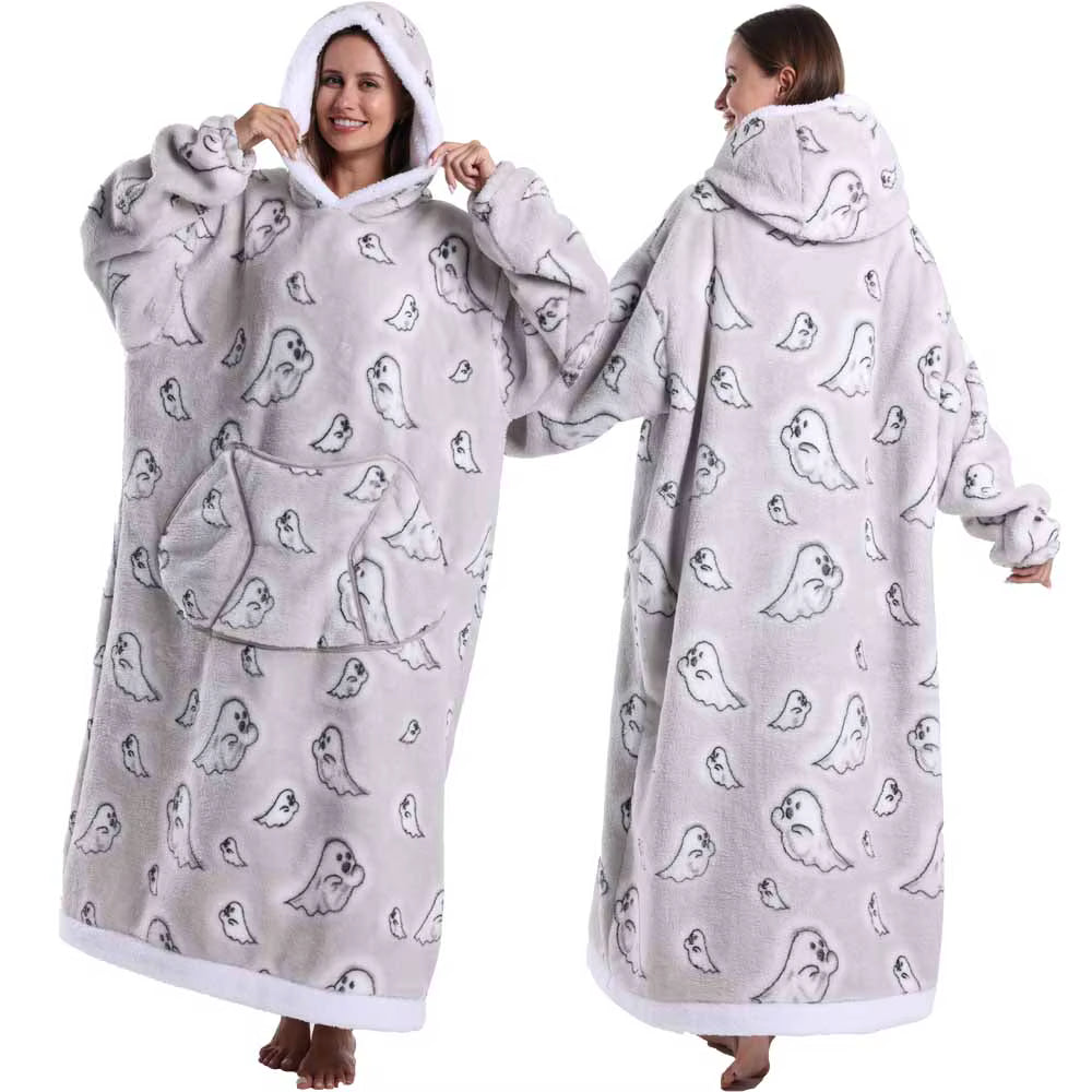 CozyCloud™ Hoodie Blanket