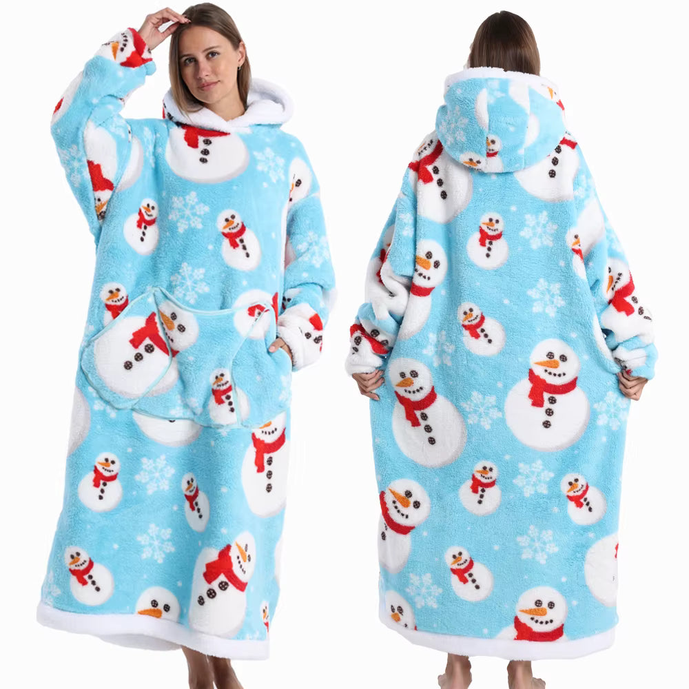 CozyCloud™ Hoodie Blanket