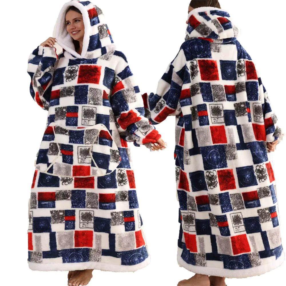 CozyCloud™ Hoodie Blanket