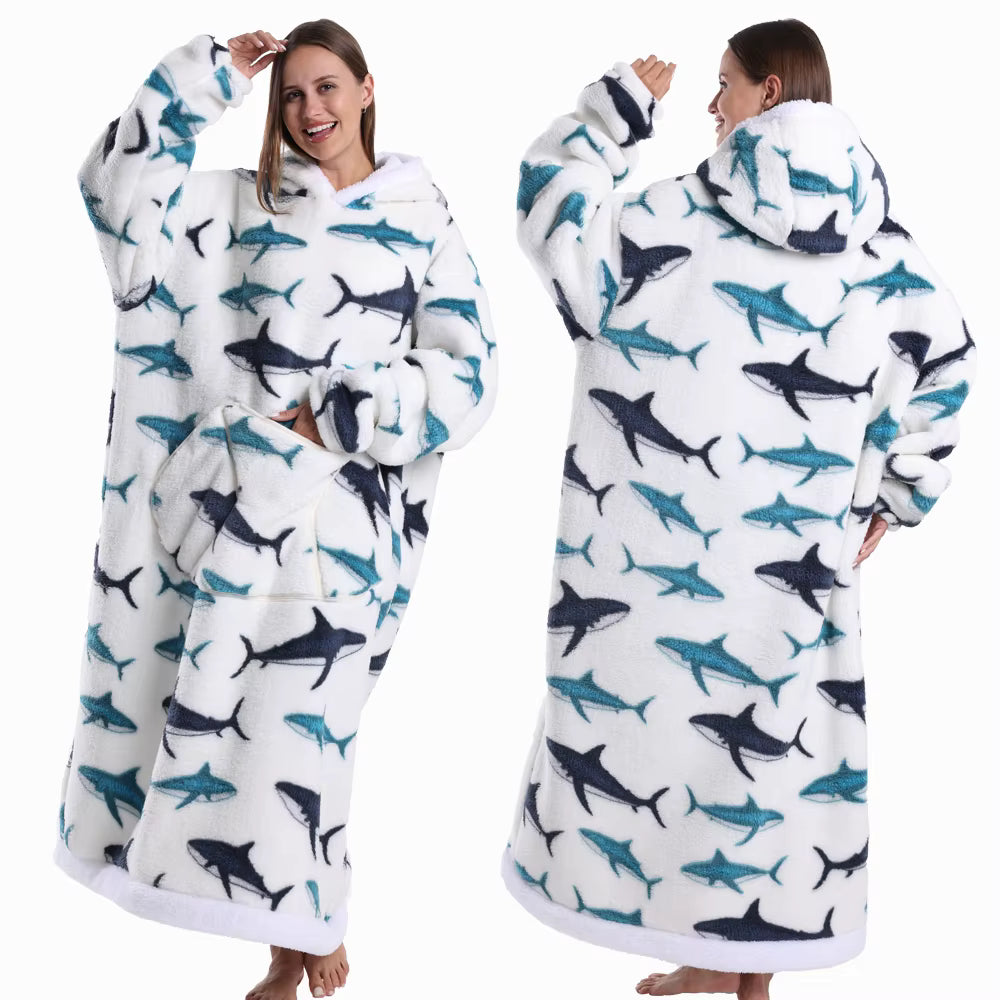 CozyCloud™ Hoodie Blanket