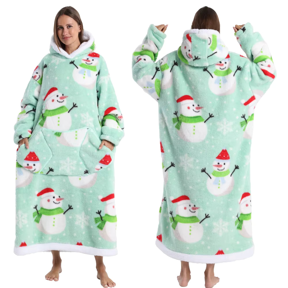 CozyCloud™ Hoodie Blanket
