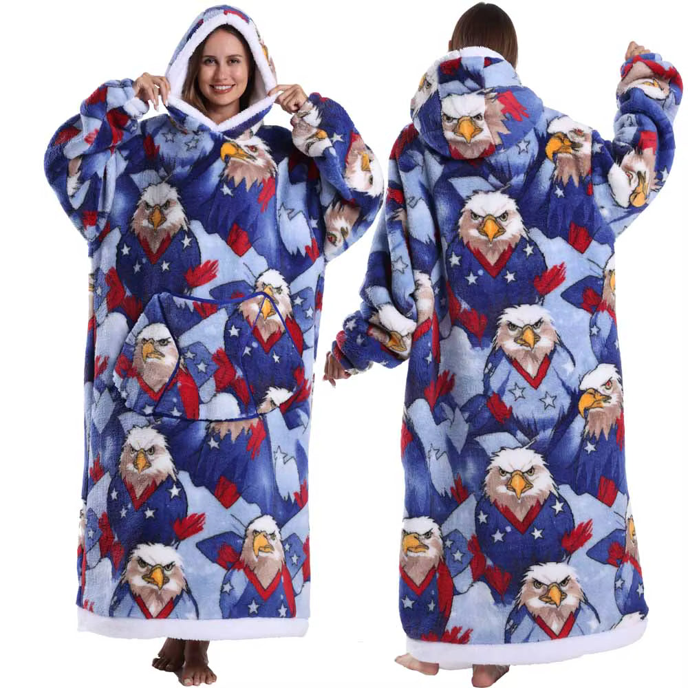 CozyCloud™ Hoodie Blanket