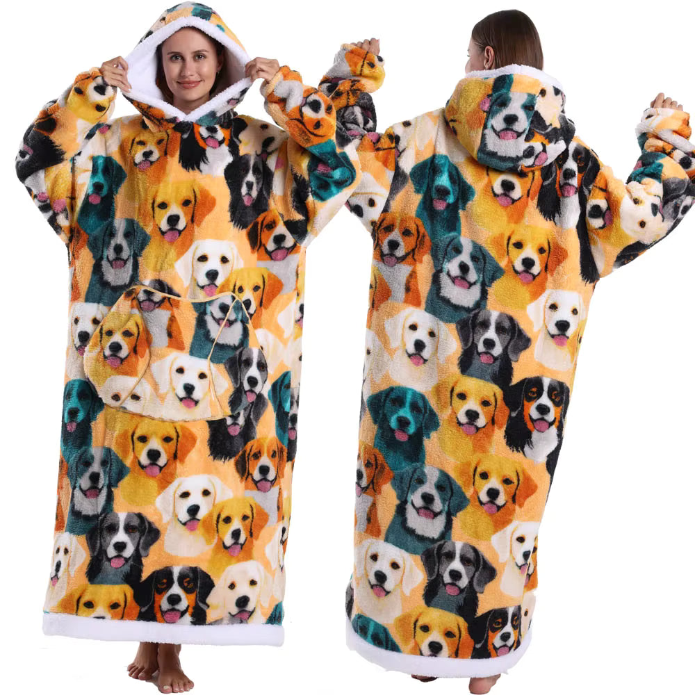 CozyCloud™ Hoodie Blanket