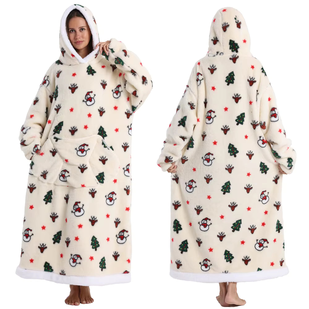 CozyCloud™ Hoodie Blanket