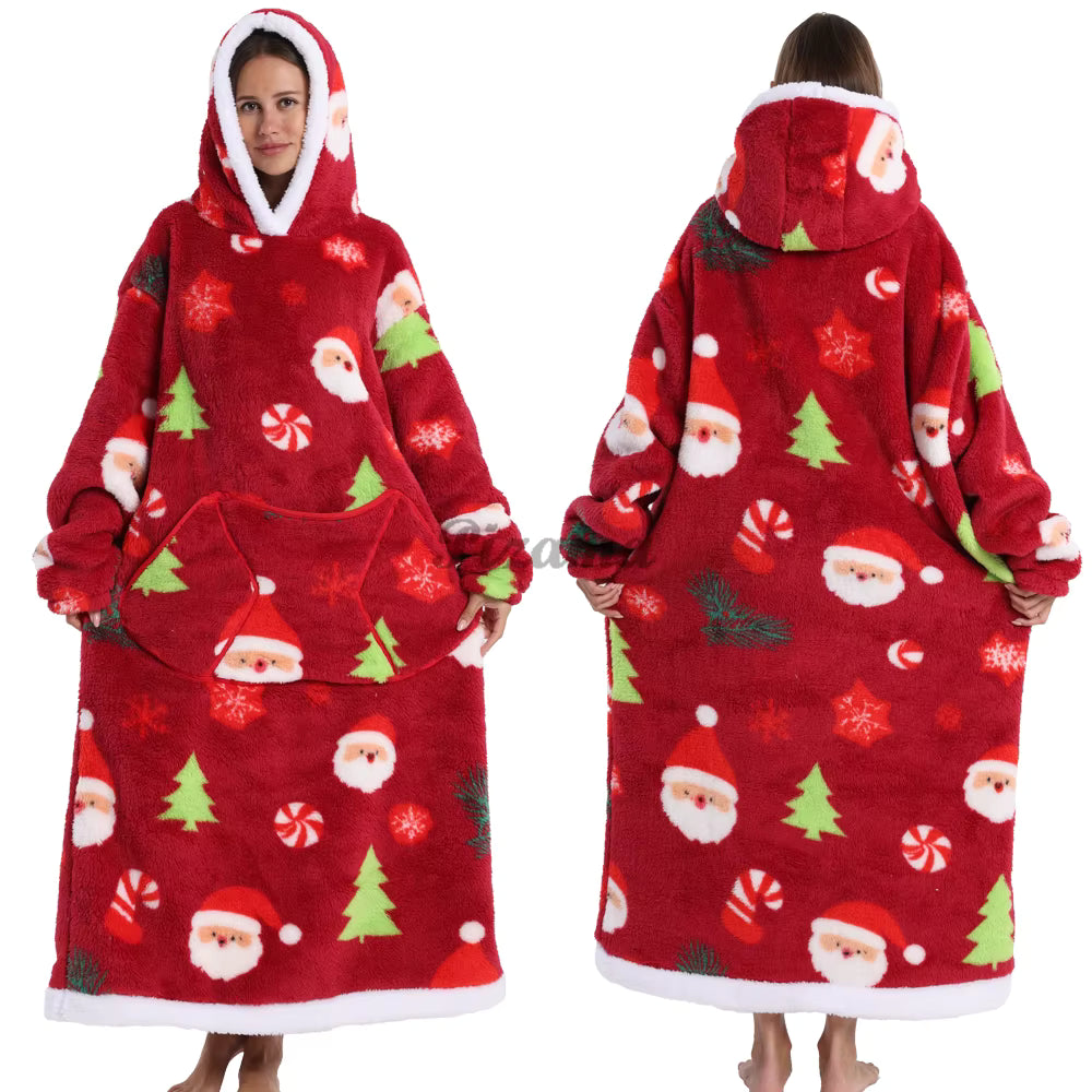 CozyCloud™ Hoodie Blanket