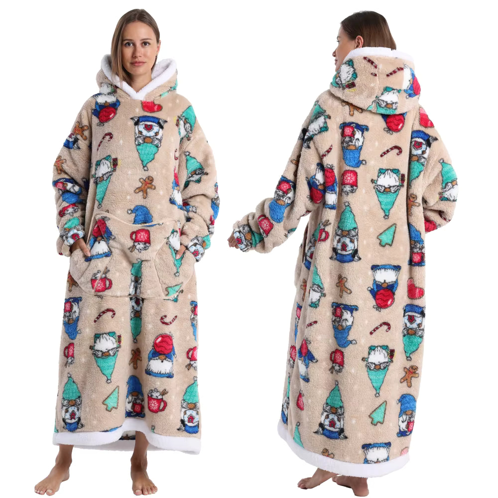 CozyCloud™ Hoodie Blanket