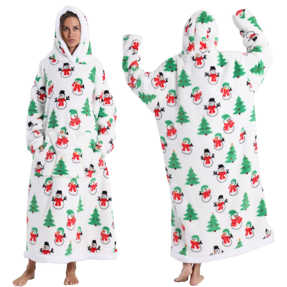 CozyCloud™ Hoodie Blanket