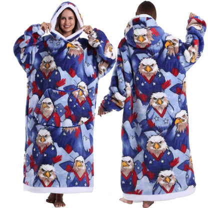 CozyCloud™ Hoodie Blanket