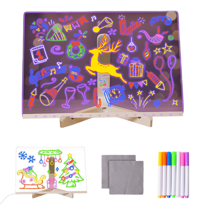GlowBright™ LED Drawing Board – Magical Screen-Free Creativity for Kids