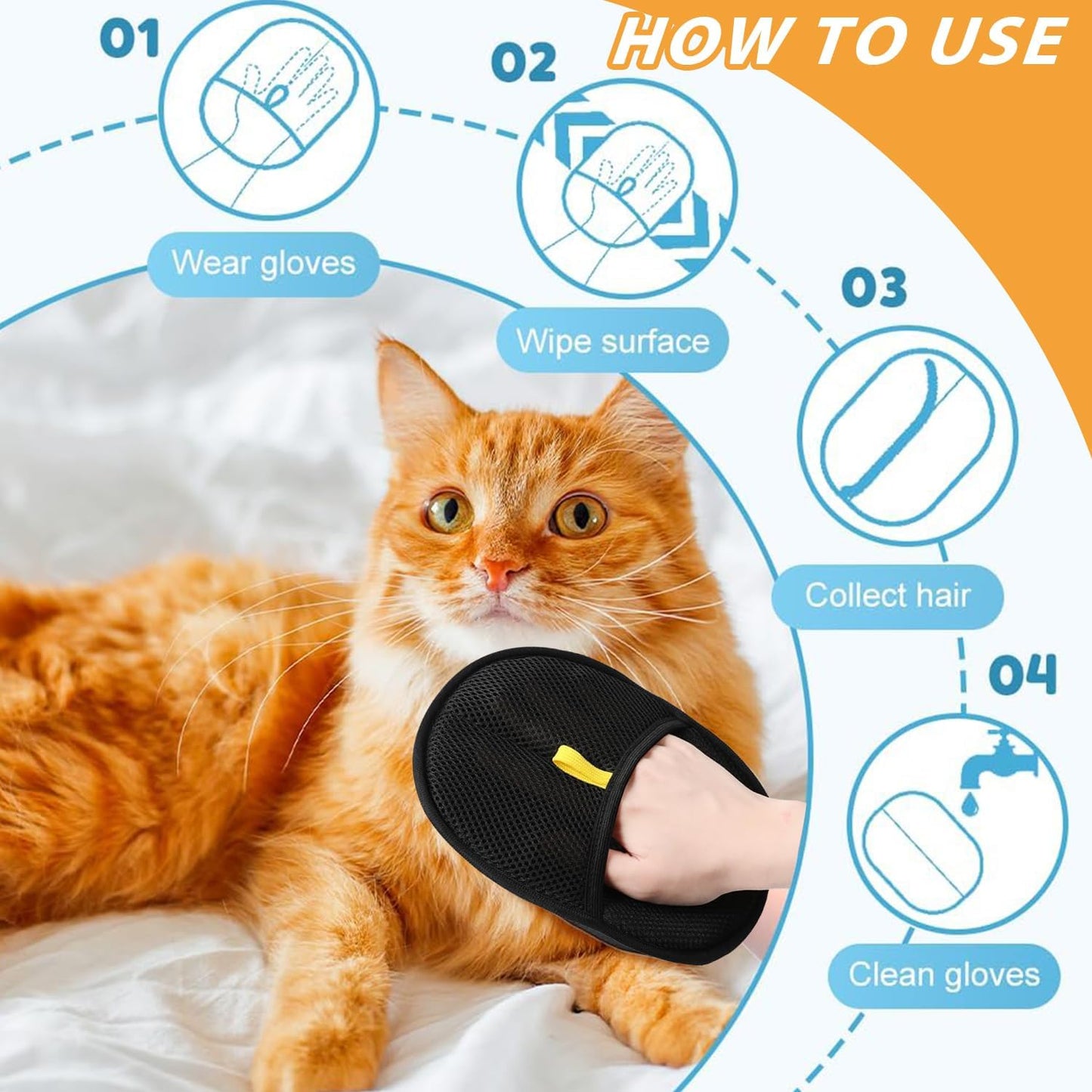 Shed Swipe™ Pet Hair Glove