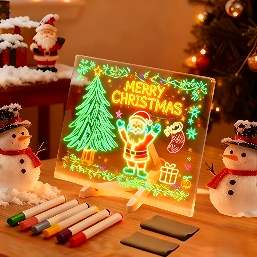GlowBright™ LED Drawing Board – Magical Screen-Free Creativity for Kids